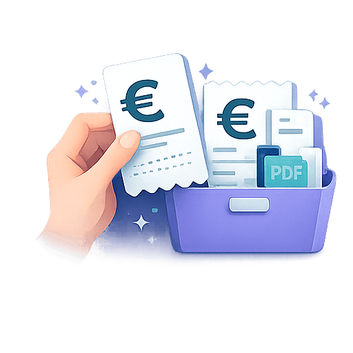 Bewirtungsbeleg als PDF exportieren
